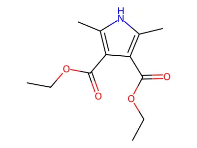1H-Pyrrole-3,4-dicarboxylic acid, 2,5-dimethyl-, diethyl ester structure