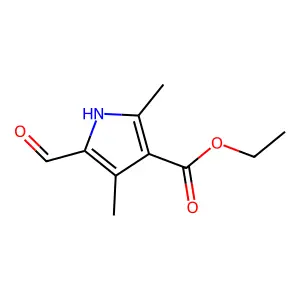 ethyl 5-formyl-2,4-dimethyl-1H-pyrrole-3-carboxylate structure