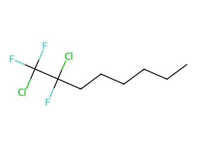 1,2-Dichloro-1,1,2-trifluorooctane structure