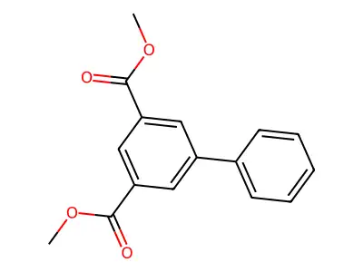 Biphenyl-3,5-dicarboxylic acid dimethyl ester structure