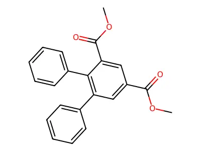 (1,1',2',1'')Terphenyl-3',5'-dicarboxylic acid dimethyl ester structure