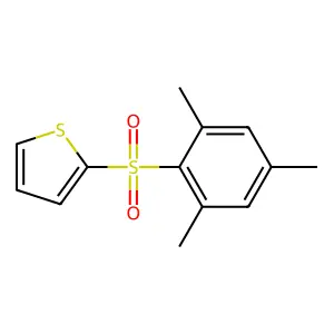 2-(2,4,6-Trimethylphenyl)sulfonylthiophene structure