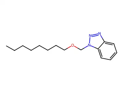 1-[(Octyloxy)methyl]-1H-1,2,3-benzotriazole structure