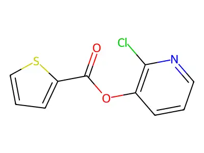 2-Chloropyridin-3-yl thiophene-2-carboxylate structure