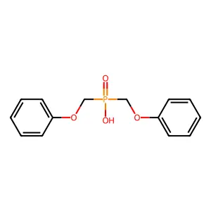 Bis(phenoxymethyl)phosphinic acid structure