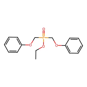 Ethyl bis(phenoxymethyl) phosphinate structure