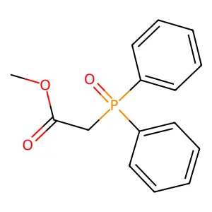 Methyl (diphenylphosphoryl)acetate structure
