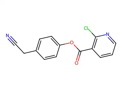 4-(Cyanomethyl)phenyl 2-chloronicotinate structure