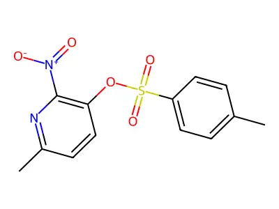 6-Methyl-2-nitropyridin-3-yl 4-methylbenzene-1-sulfonate structure