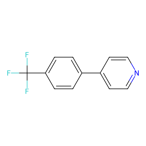 4-(4-Trifluoromethylphenyl)pyridine structure