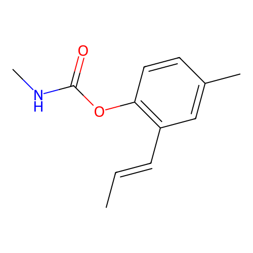 Carbamic acid, methyl-, 2-propenyl-p-tolyl ester structure