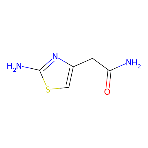 2-(2-Amino-1,3-thiazol-4-yl)acetamide structure