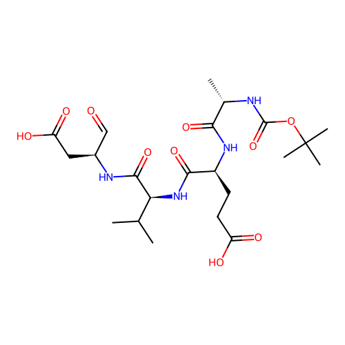 Boc-aevd-cho structure