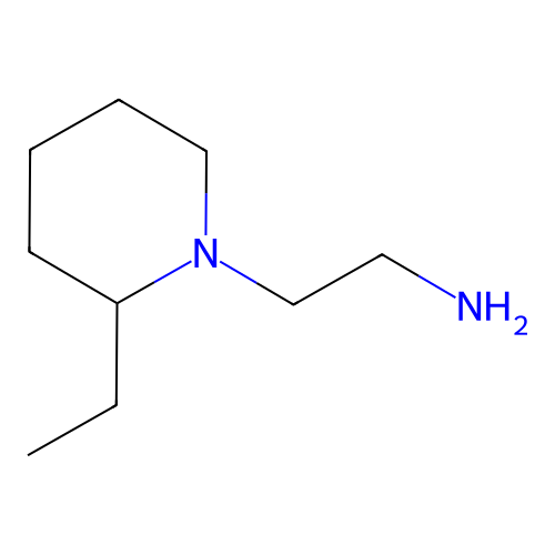 2-(2-Ethylpiperidin-1-yl)ethan-1-amine structure