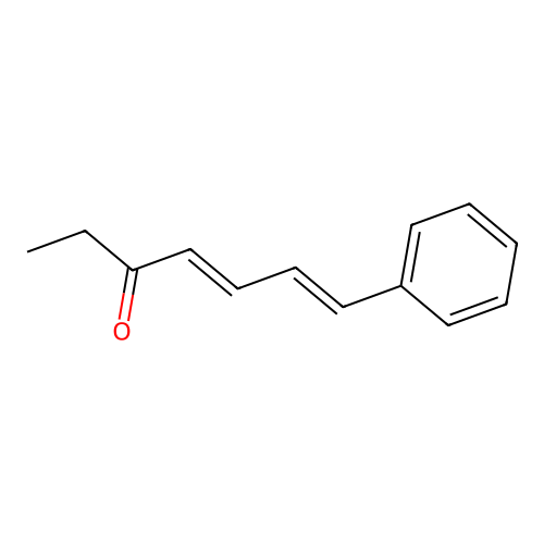 7-Phenylhepta-4,6-dien-3-one structure