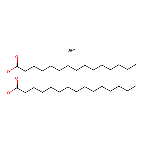 Barium pentadecanoate structure