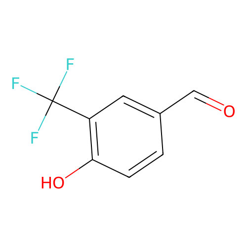 4-Hydroxy-3-(trifluoromethyl)benzaldehyde structure