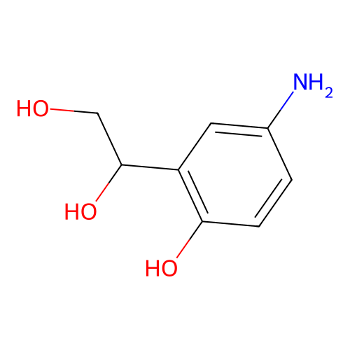 1-(5-Amino-2-hydroxyphenyl)ethane-1,2-diol structure