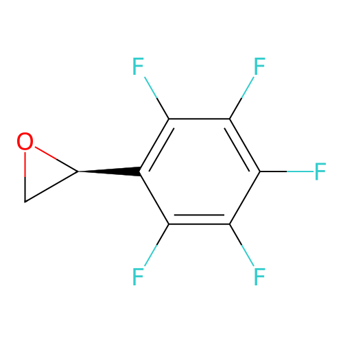 (R)-(+)-2,3,4,5,6-pentafluorostyrene oxide structure
