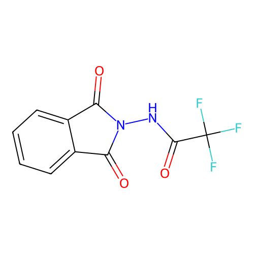 N-(1,3-dioxo-1,3-dihydro-2H-isoindol-2-yl)-2,2,2-trifluoroacetamide structure