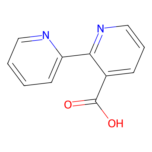 [2,2'-Bipyridine]-3-carboxylic acid structure