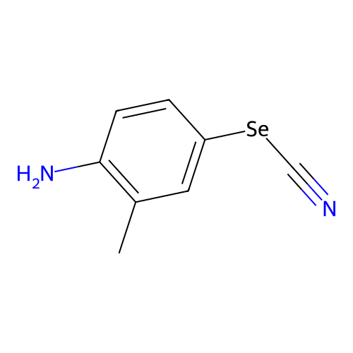 Selenocyanic acid, 4-amino-m-tolyl ester structure