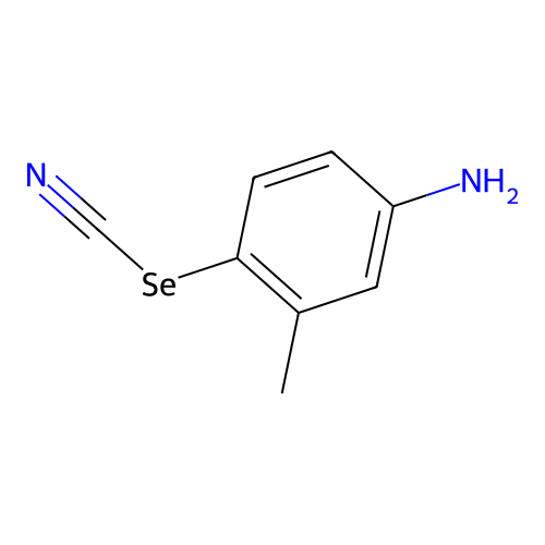 硒氰酸4-氨基邻甲苯酯 structure