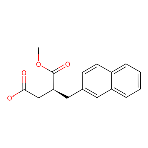 (S)-4-Methoxy-3-(2-naphthylmethyl)-4-oxobutanoicAcid structure