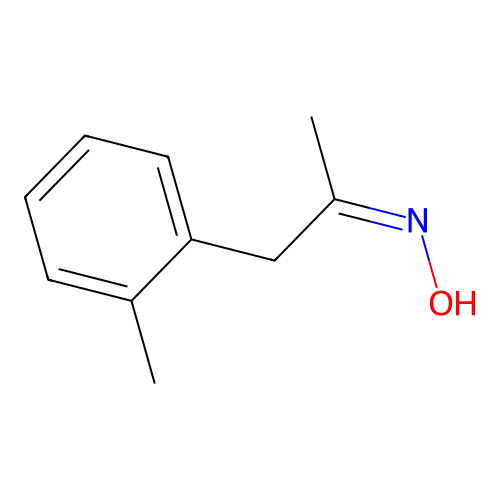 (NZ)-N-[1-(2-methylphenyl)propan-2-ylidene]hydroxylamine structure