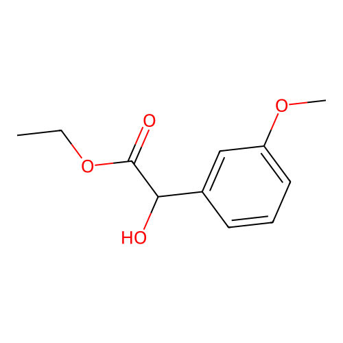Ethyl 2-hydroxy-2-(3-methoxyphenyl)acetate structure