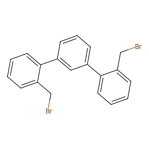 2,2''-Bis-bromomethyl-(1,1',3',1'')terphenyl structure