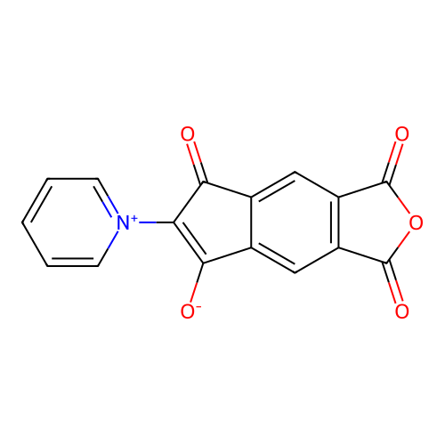 1,3,7-trioxo-6-pyridin-1-ium-1-ylcyclopenta[f][2]benzofuran-5-olate structure