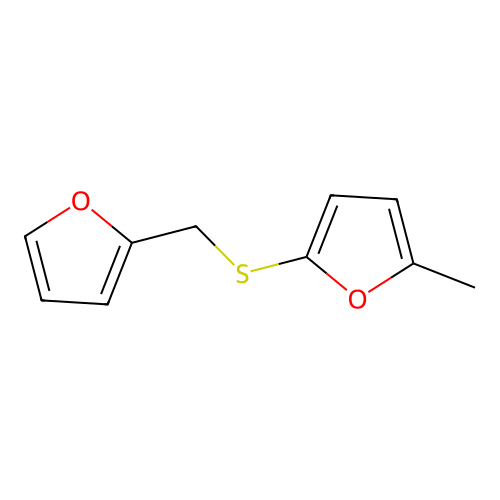 2-(Furfurylthio)-5-methylfuran structure