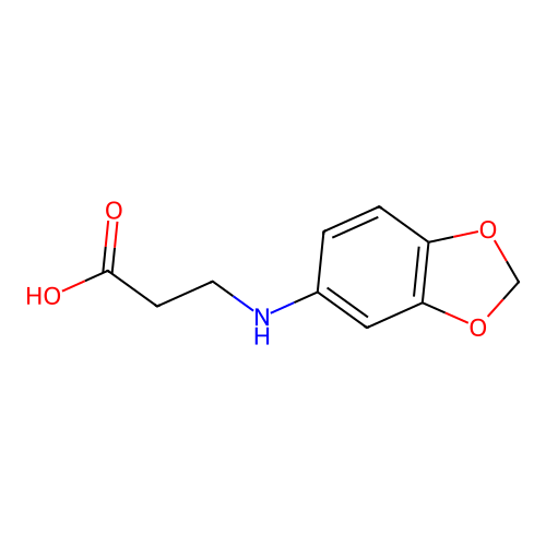 n-1,3-Benzodioxol-5-yl-beta-alanine structure