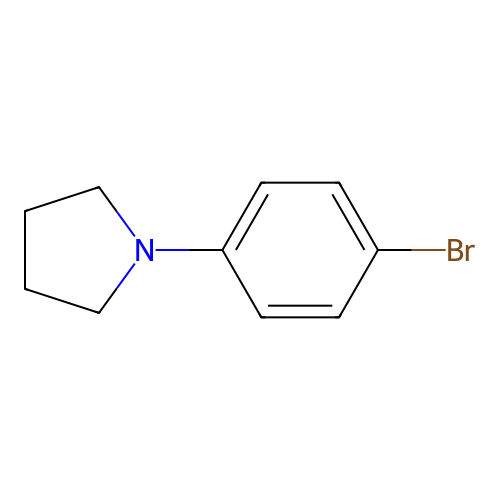 1-(4-Bromophenyl)pyrrolidine structure