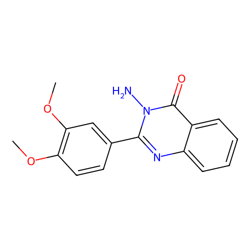 3-Amino-2-(3,4-dimethoxyphenyl)quinazolin-4(3H)-one structure