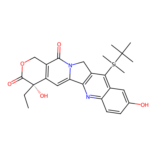 Silatecan structure