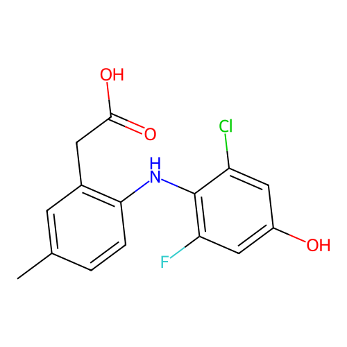 4'-Hydroxy-lumiracoxib structure