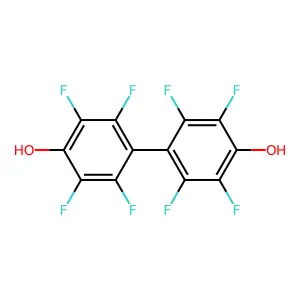 Octafluoro-4,4'-biphenol structure