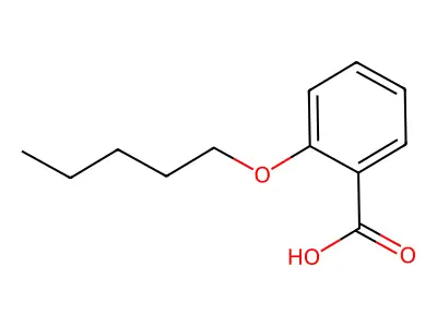 2-(Pentyloxy)benzoic acid structure