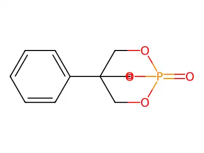 1,3-Propanediol, 2-(hydroxymethyl)-2-phenyl-, cyclic phosphate (1:1) structure