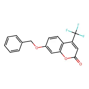 7-Benzyloxy-4-trifluoromethylcoumarin structure