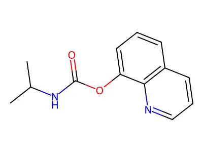 8-Quinolyl N-isopropylcarbamate structure