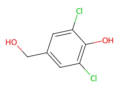 Benzenemethanol, 3,5-dichloro-4-hydroxy- structure
