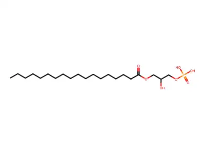 1-硬脂酰溶血磷脂酸 structure