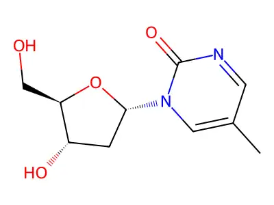 5-Methyl-2-pyrimidinone-1-(2'deoxyriboside) structure