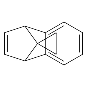 Spiro(tricyclo[6.2.1.0(2,7)]undeca-2,4,6,9-tetraene-11,1'-cyclopropane structure
