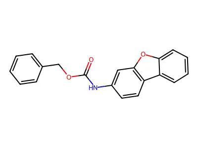 Benzyl dibenzo[b,d]furan-3-ylcarbamate structure