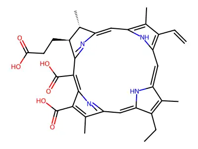 Chlorin p6 structure