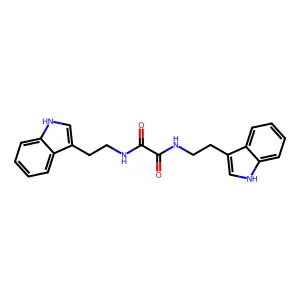 N,N'-双[2-(1H-吲哚-3-基)乙基]草酰胺 structure